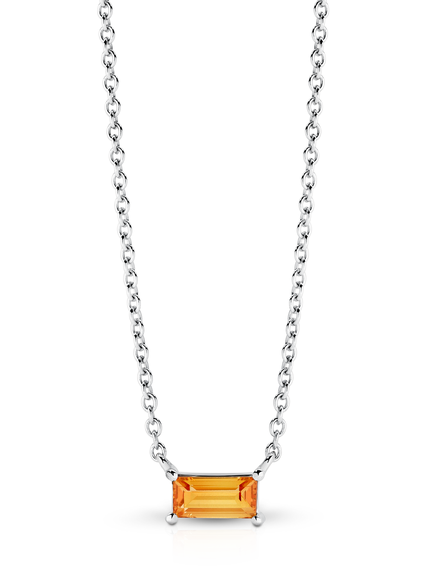 Sapphire Pendant in 9ct Solid Gold Necklace