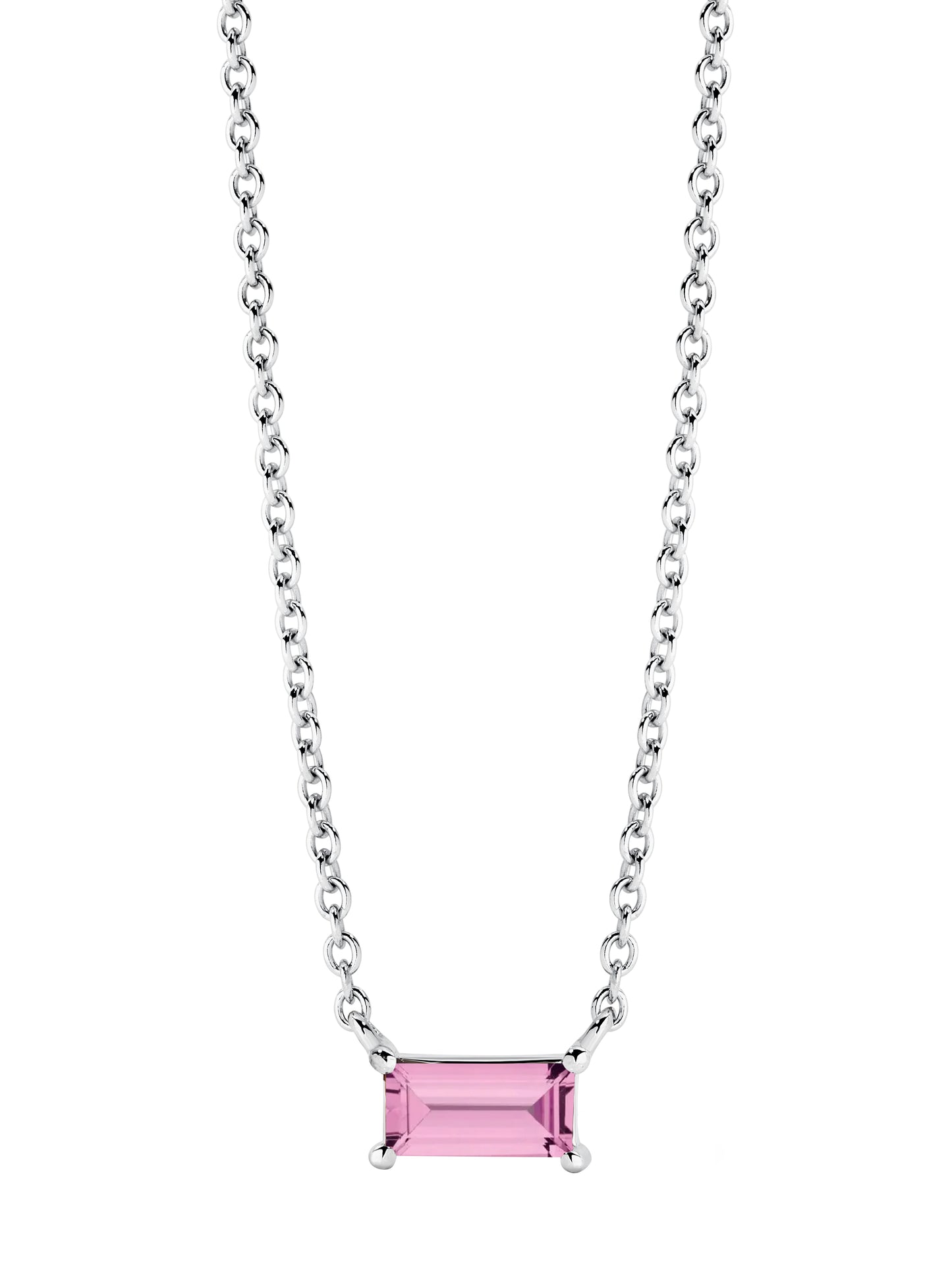 Sapphire Pendant in 9ct Solid Gold Necklace