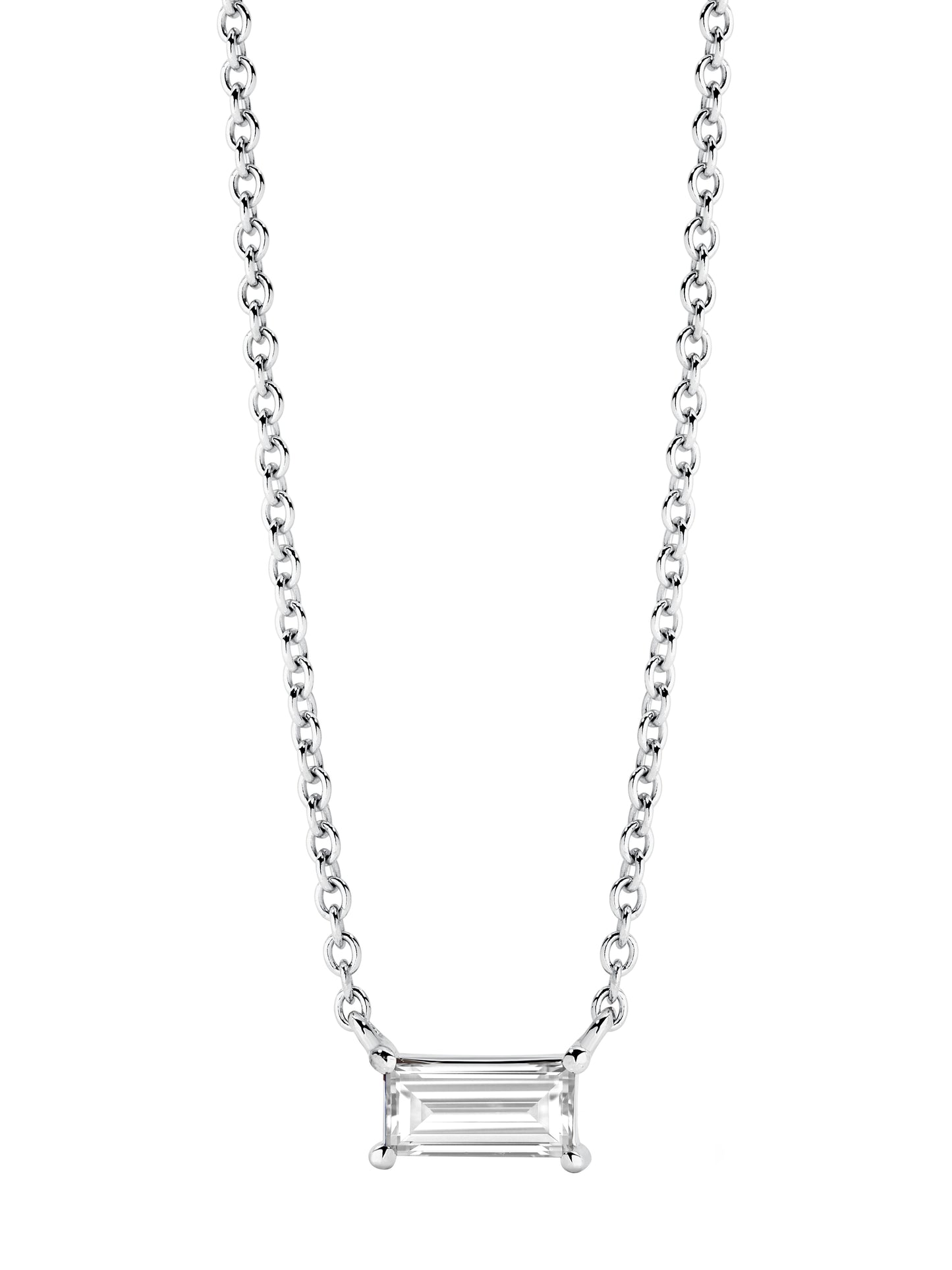 Sapphire Pendant in 9ct Solid Gold Necklace