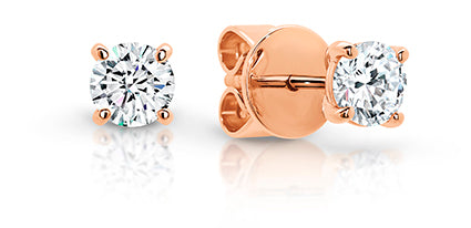 Solitaire Laboratory Diamond Studs